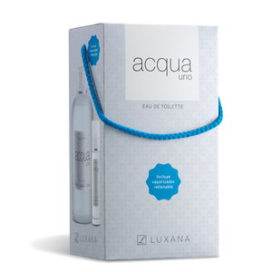 Luxana Acqua Uno 1000 ml EDT + 50 ml EDT rellenable