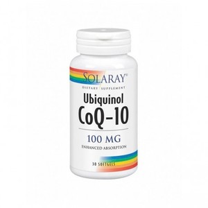 CoQ-10 Ubiquinol 100 mg 30 Perlas Solaray