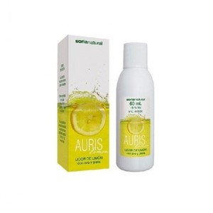 Auris Lemon Licor Limón 60 ml Soria Natural