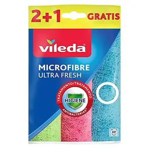 VILEDA bayeta microfibra 3ud ultra fresh