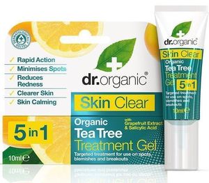 Dr. Organic Skin Clear Tea Tree Tratamiento en gel 5in1 10 ml 