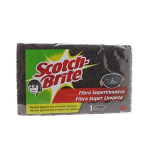 Scoth Brite Estropajo Negro-Cocinas