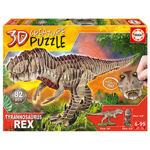 T-Rex 3D Creature Puzzle Educa