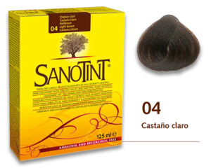 Castaño claro N4 Mancha natural Sanotint