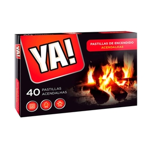 Pastillas enciende fuego YA! 40 Uds