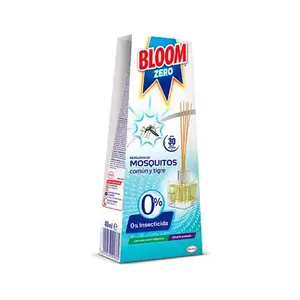 Bloom Zero Varillas repelentes mosquitos común y tigre 40 ml