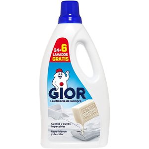 Gior Detergente Líquido Lavadora 24+6 lavados 1950ml