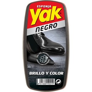 Yak Esponja limpia calzado color negro 1 ud