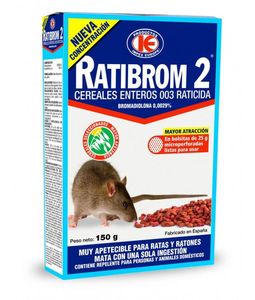 Ratibrom 2 Raticida en cereales 150gr