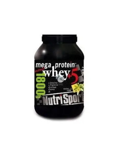 Mega Protein 5 Whey Vainilla 900 g Nutrisport