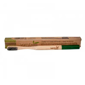Cepillo 100% Bambu Eco Carbon Blancovamboo
