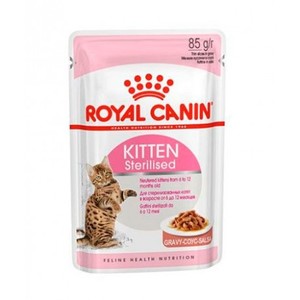 Royal Canin Kitten Sterilised (salsa) - Caja 12x85 g