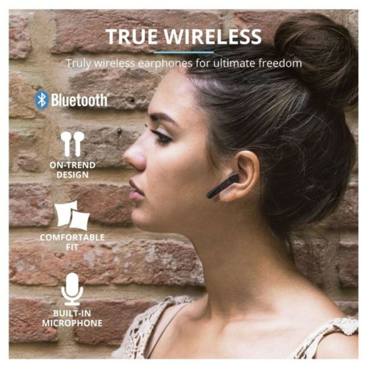 YW YUWISS Auriculares Bluetooth para teléfono celular con micrófono,  auriculares inalámbricos en la oreja, auriculares de automóvil con  cancelación de