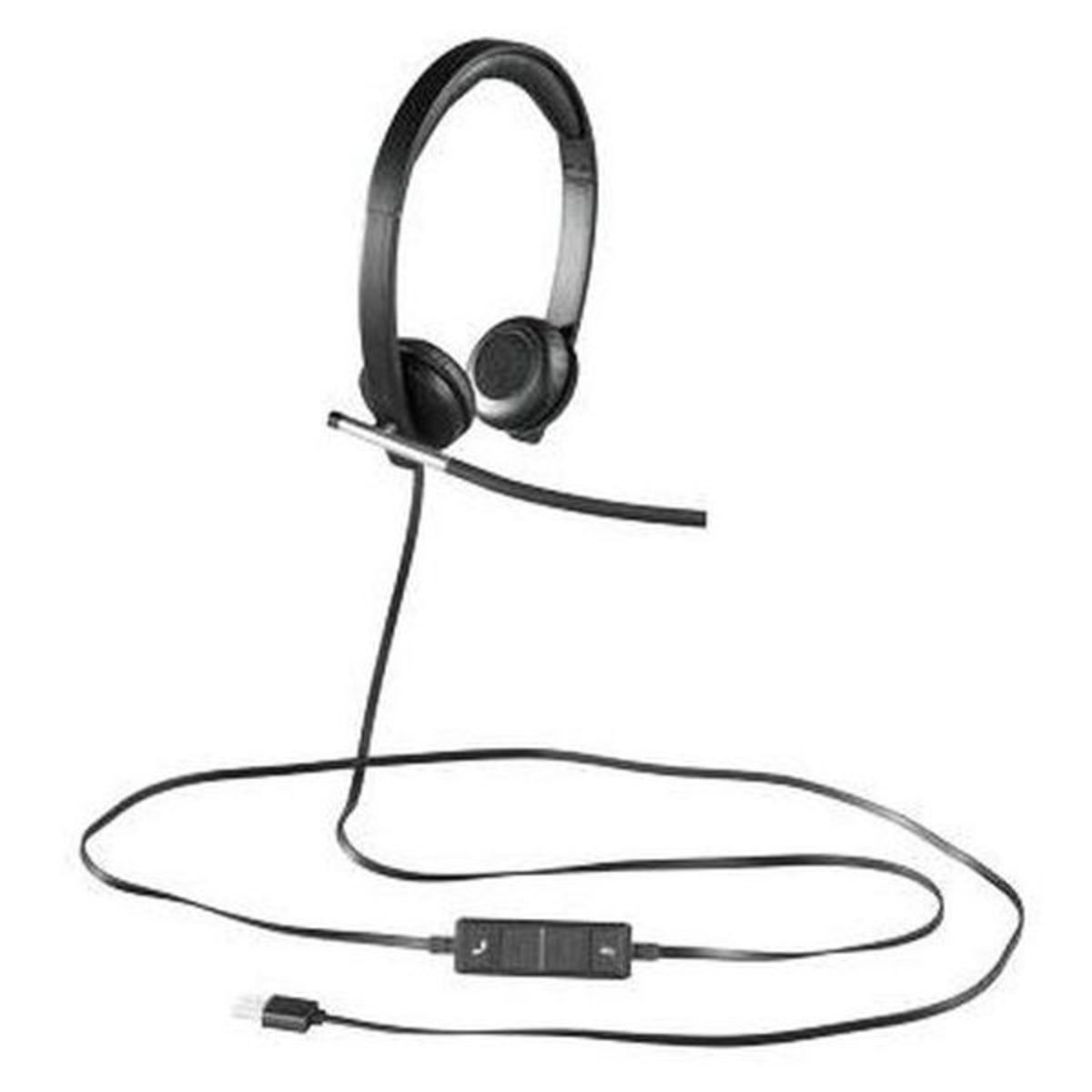 Logitech H570e Auriculares Alámbrico Diadema Oficina/Centro de llamadas USB  tipo A Negro