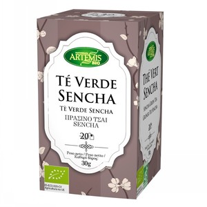Infusión té verde sencha (20 filtros) ARTEMIS 30 gr