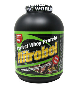 Proteína de suero whey Nitrobol, 4kg chocolate