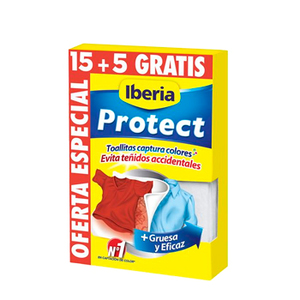 Iberia Protect Toallitas captura colores 15 + 5 ud gratis