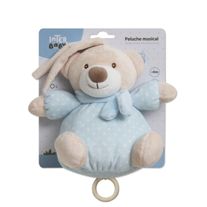 Peluche musical osito azul Iterbaby