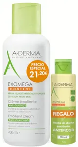 ADERMA EXOMEGA CONTROL CREMA EMOLIENTE 400 mL + ACEITE EMOLIENTE 100 mL