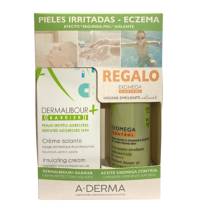 A-Derma Dermalibour+ Barrier 100ml  + Aceite exomega control 100ml regalo