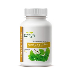 Sotya Ginkgo Biloba 100 comprimidos de  700 mg - 70 g