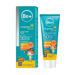 Be+ skin protect ultrafluido infantil spf50 50ml