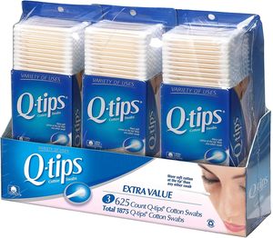 BASTONCILLOS Q-TIPS COTTON SWABS, CLUB Pack 625 CT, Pack of 3 by Q-Tips BASTONCILLOS / HISOPOS