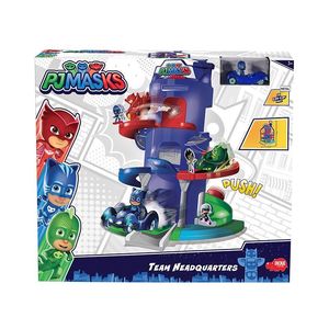 CUARTEL GENERAL 3 NIVELES de PJ MASK con COCHE GATUNO (Simba MOD. 203145000)