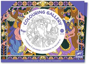 Colouring Gallery Héroes - Posters para colorear Djeco