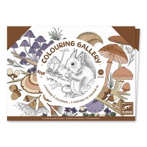 Colouring Gallery Naturalista - Posters para colorear Djeco