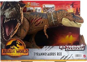 TYRANNOSAURUS REX EXTREME DAMAGE  Jurassic World T-Rex Daño Extremo de MATTEL (HGC19)