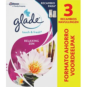 Glade Brise 3 Uds Un Toque Recambio Relaxing Zen Ambientador