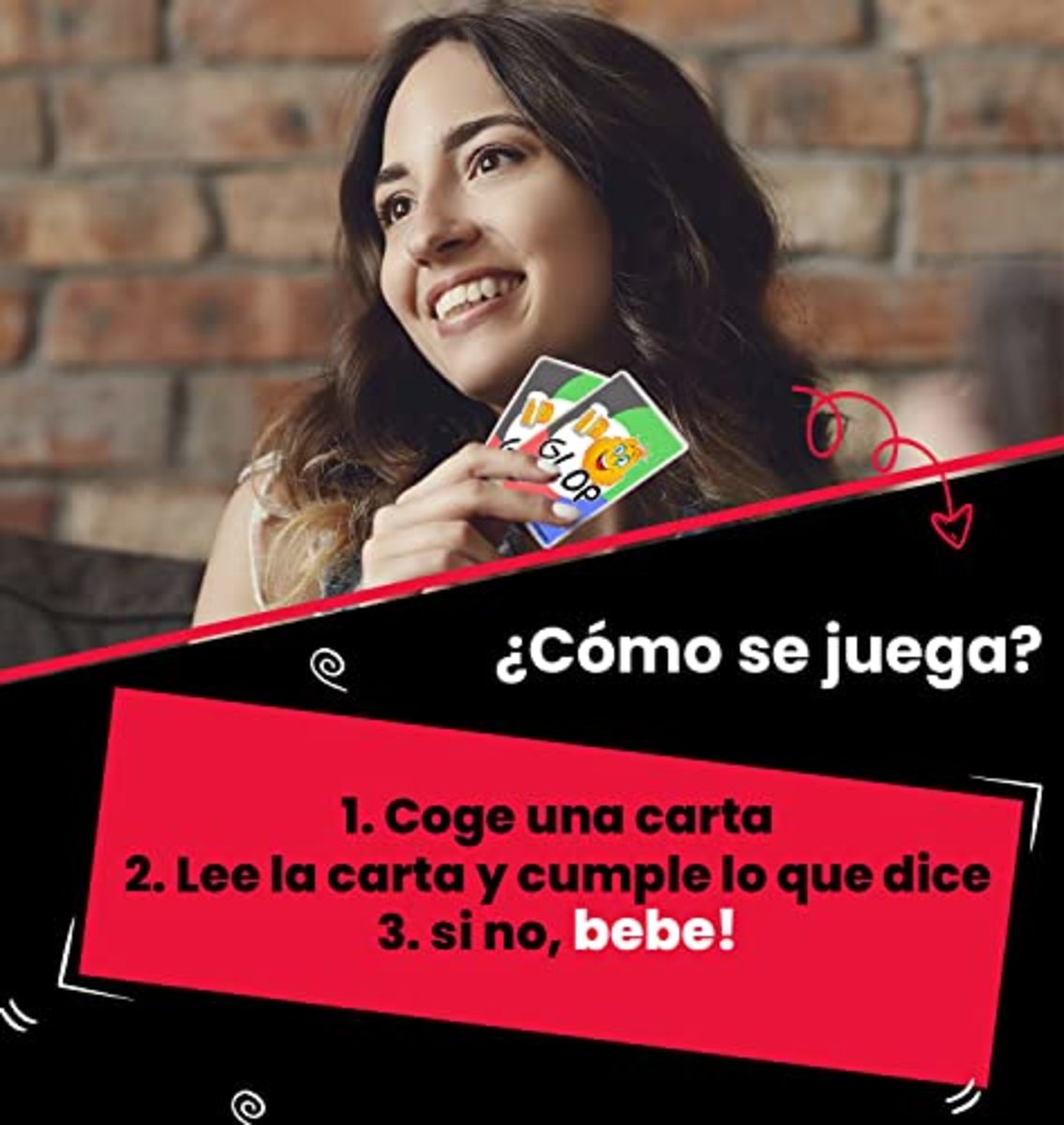 Juego cartas Glop erótico para beber