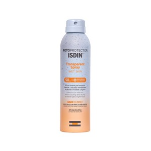 Isdin Fotoprotector Transparent Spray Wet Skin 50spf 250 ml.