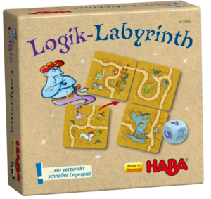 Juego infantil Laberinto de la lógica Haba +6 años lógica-habilidad