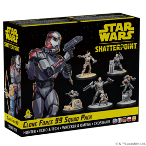 Remesa mala Shatterpoint CLONE FORCE 99 SQUAD PACK