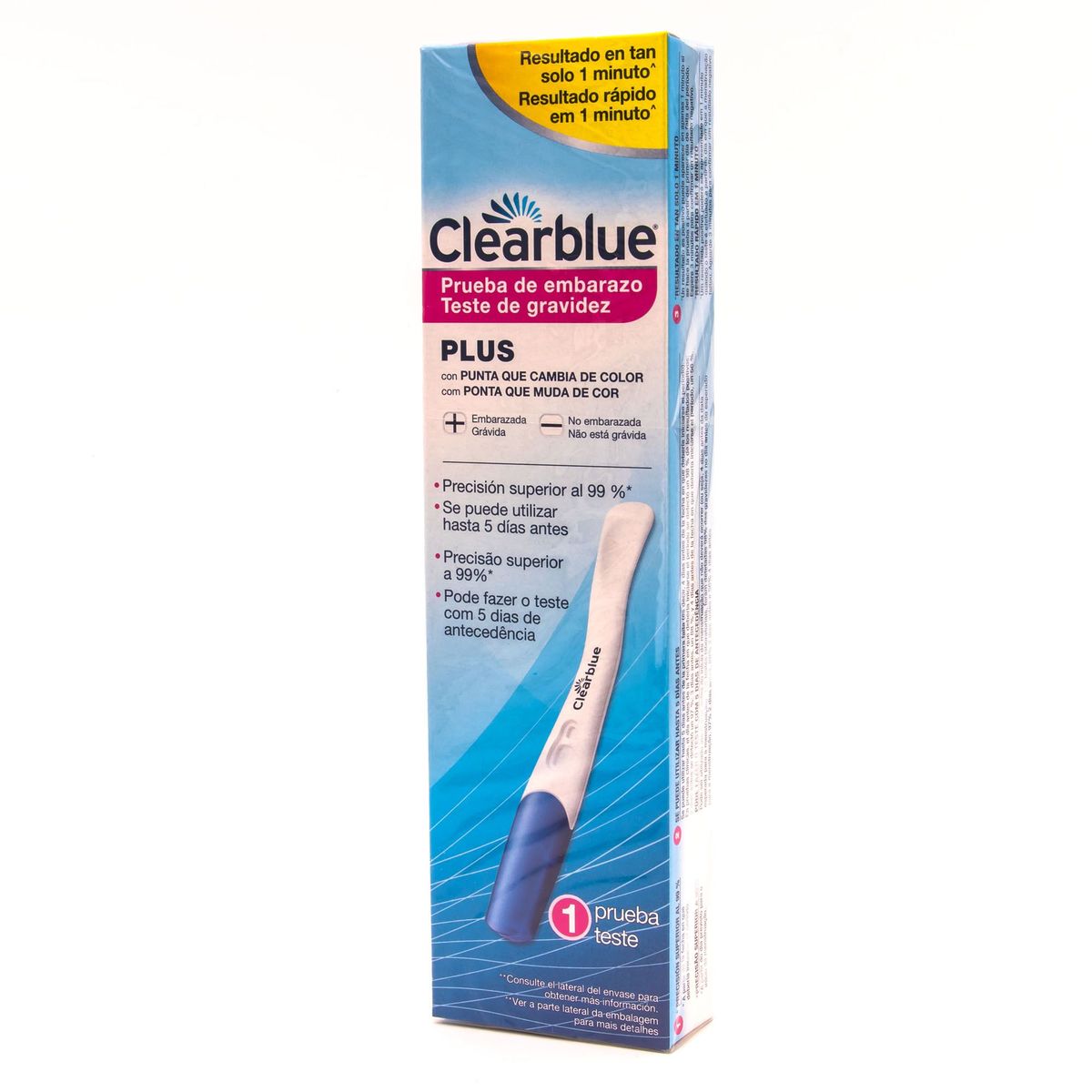 Clearblue Plus Prueba de Embarazo 1 Pieza