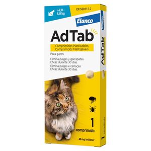 Adtab Comprimidos para gatos 2-8 kg de 48mg
