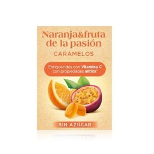 Caramelos Naranja & Fruta de la pasión SANTE VERTÉ sin azúcar 35 g