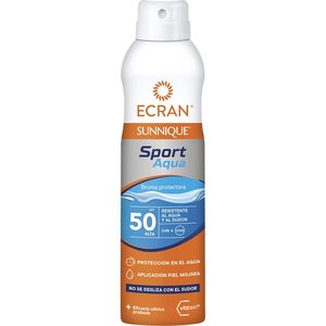 ECRAN Sunnique Sport Aqua bruma protectora vitEox 80 SPF-50+ spray 250 ml resistente al agua y al sudor