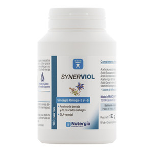 Synerviol omega 3 y 6 180 perlas Nutergia