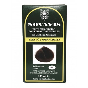 Tinte vegetal nº 6C rubio oscuro ceniza - Novavis